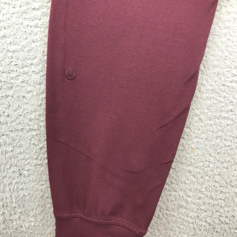 Lululemon Scuba High Rise Jogger Size 8 maroon - Picture 3 of 9